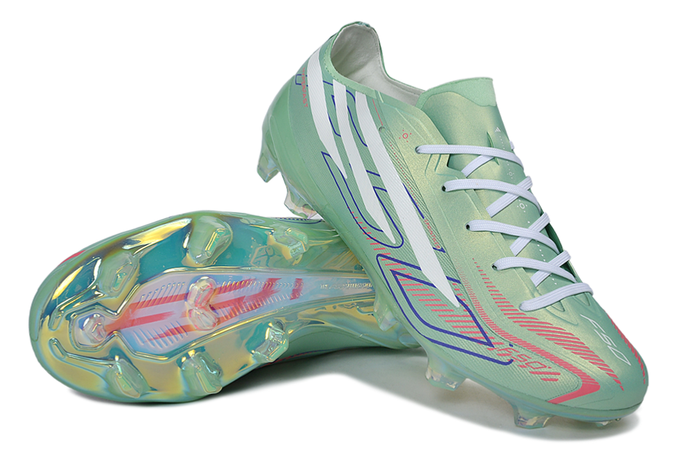 F50 Hyperfast FG Elite - Jade / Blanc / Multicolore