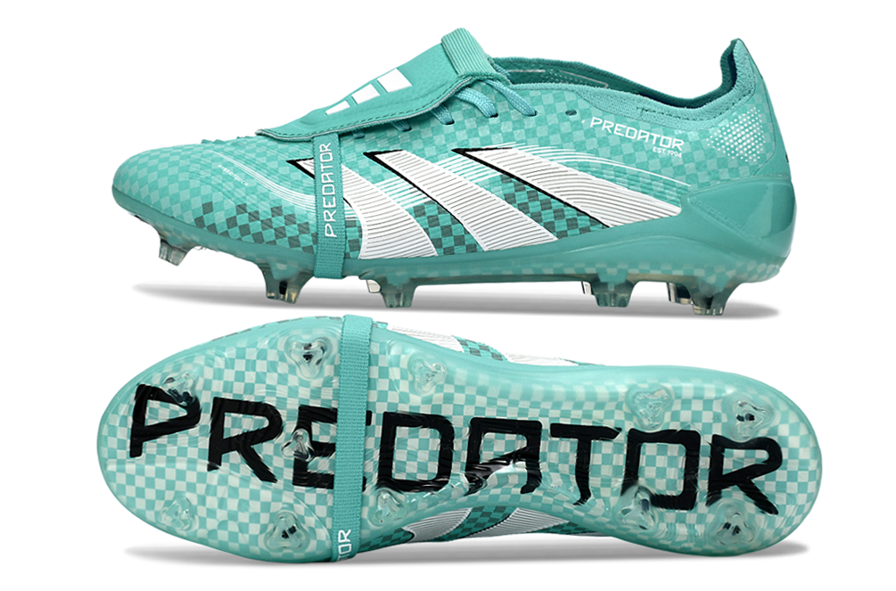 Predator 25 Tongue FG Elite - Blanc / Vert turquoise