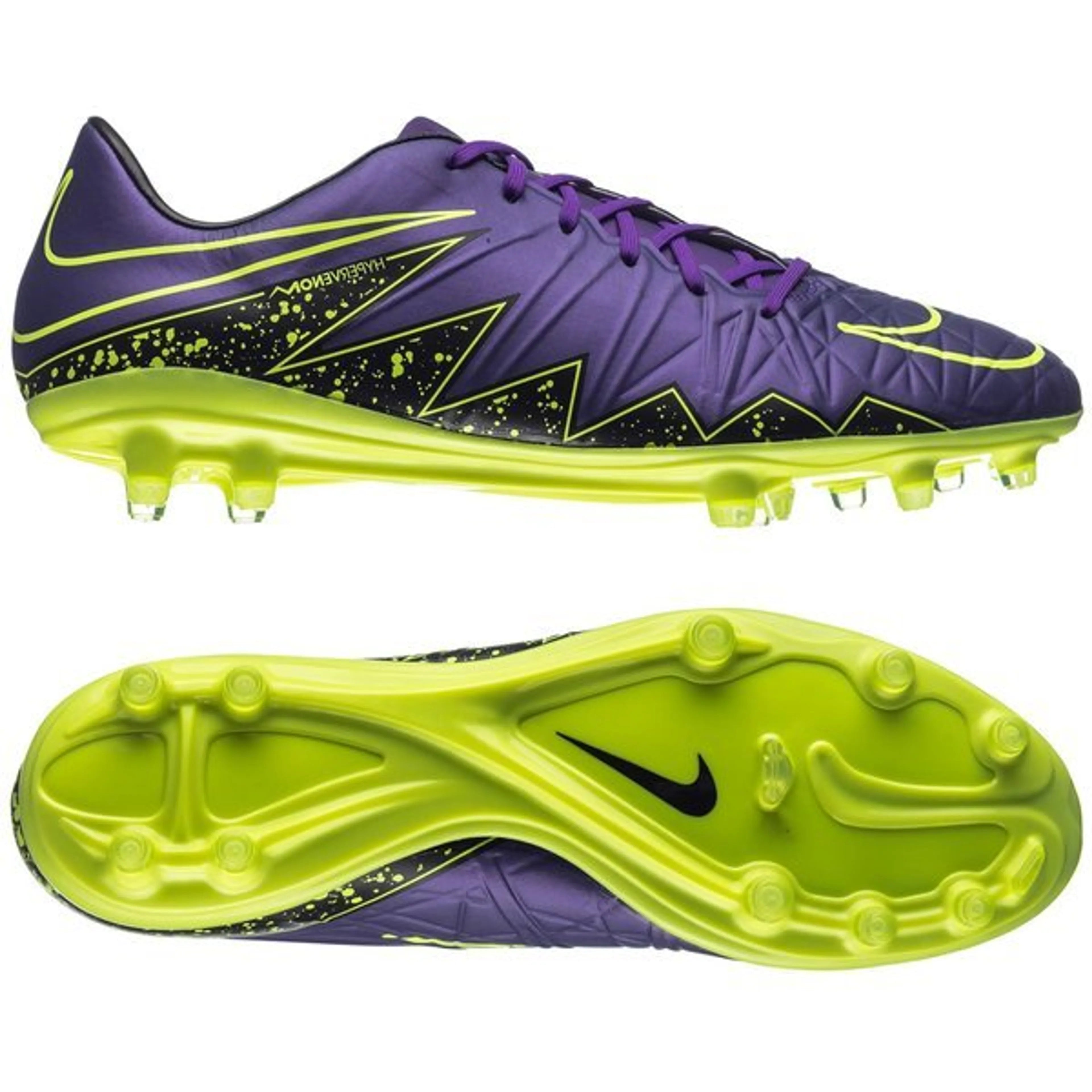 Hypervenom Phantom II FG Elite - Lilla / Noir / Neon