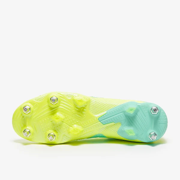 Puma Future Ultimate SG - Jaune vif / Noir Puma / Menthe poivrée électrique