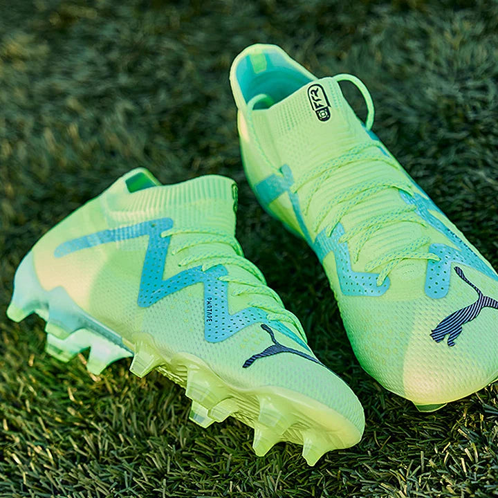 Puma Future Ultimate FG/AG - Jaune vif / Noir Puma / Menthe poivrée électrique