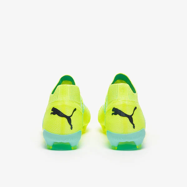 Puma Future Ultimate FG/AG - Jaune vif / Noir Puma / Menthe poivrée électrique