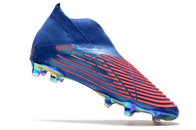 Predator Edge+ Elite FG - Bleu / Orange fluo
