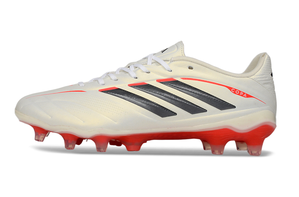 adidas Copa Pure II+ Elite FG - Blanc/Rouge/Noir/Beige