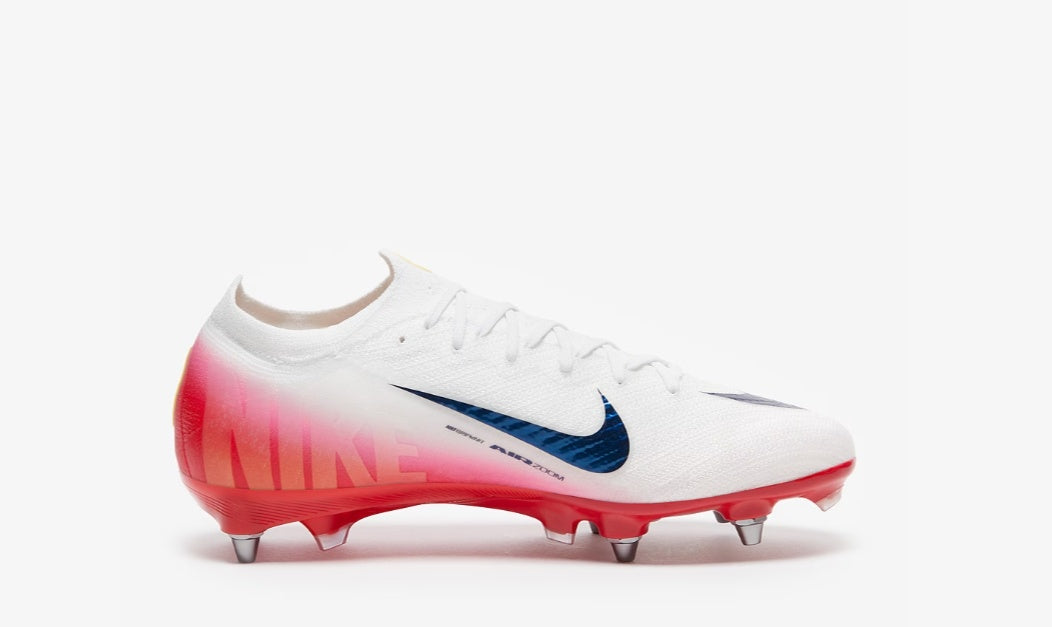 Mercurial Vapor 16 Air Zoom Elite SG vissés - Blanche / Rouge / Rose