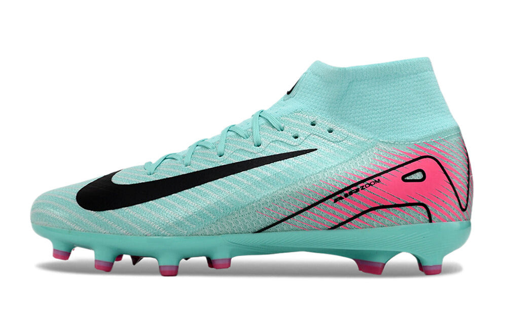 Mercurial Vapor 16 Air Zoom AG Elite - Bleu turquoise / Rose fluo