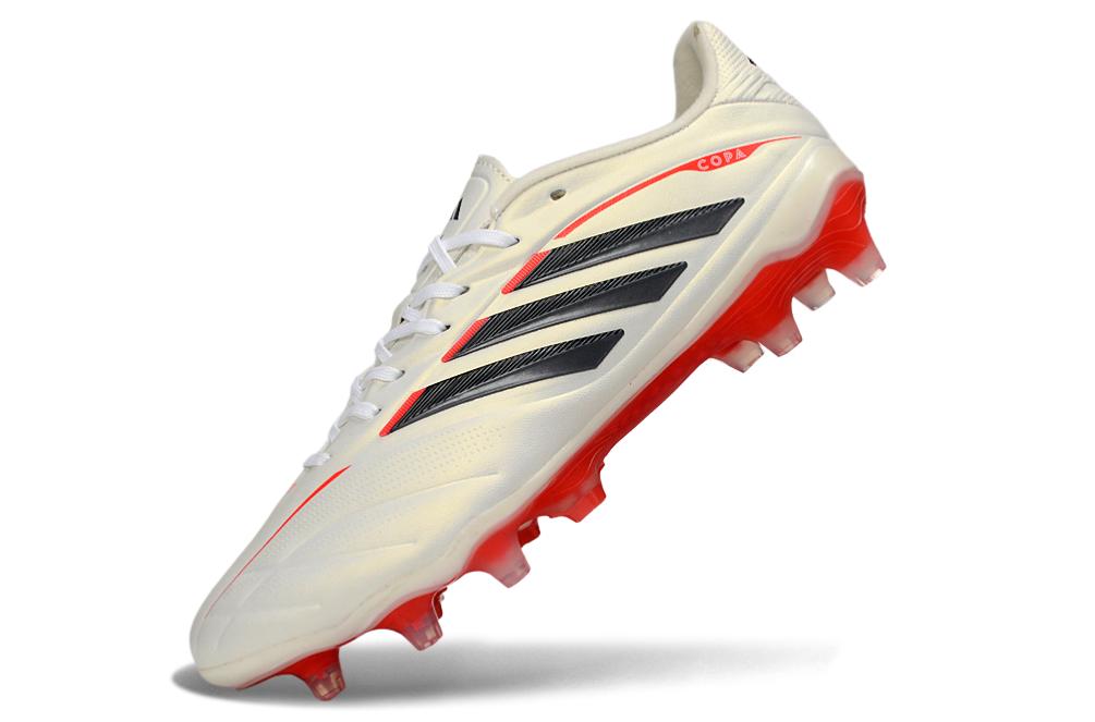 adidas Copa Pure II+ Elite FG - Blanc/Rouge/Noir/Beige