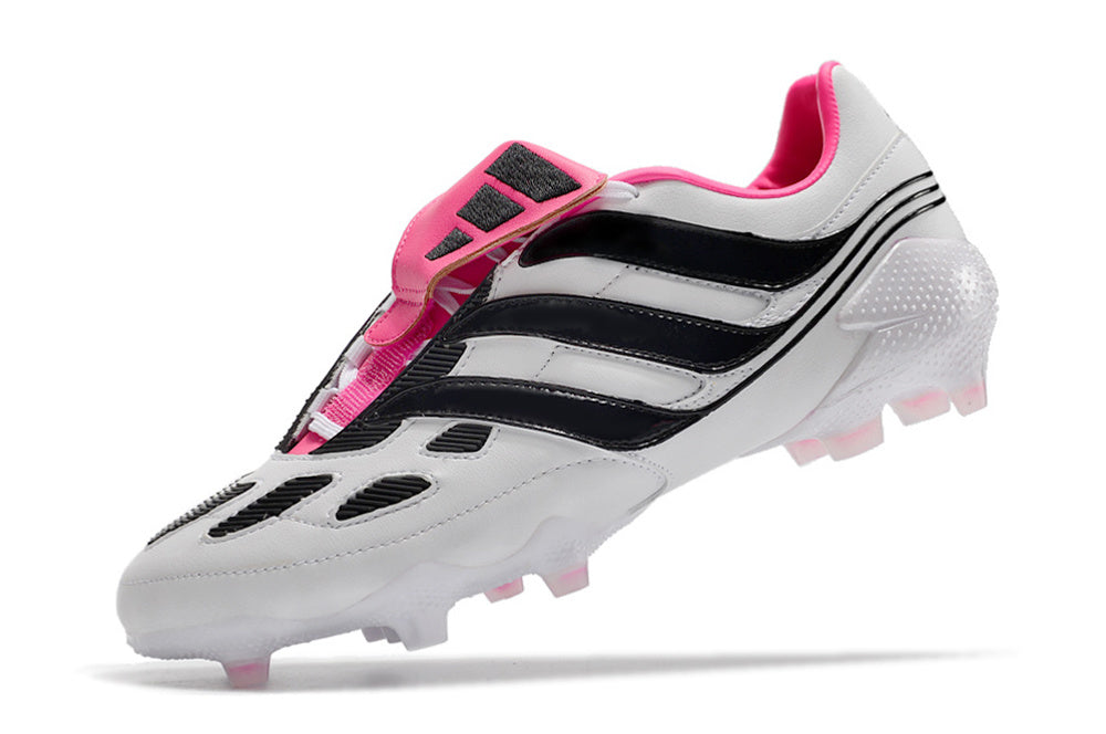 Predator Precision FG - Blanc / Rose / Noir