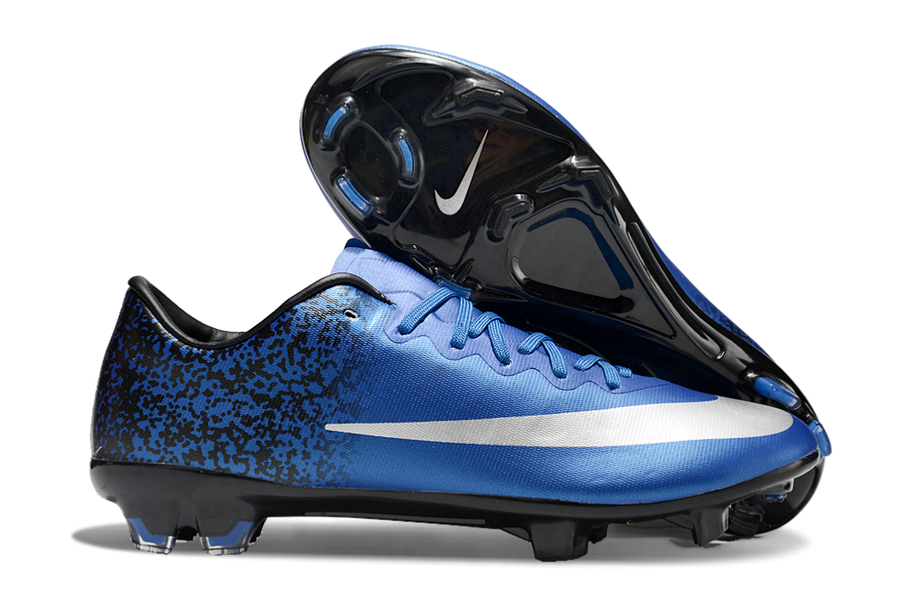 Mercurial Vapor X Elite FG X CR7 - Bleu / Argenté