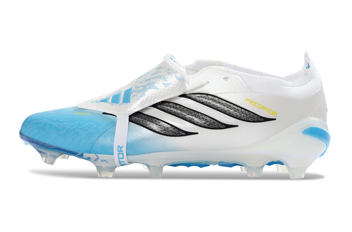 Predator 26 Tongue FG Elite - Bleu / Blanc / Doré