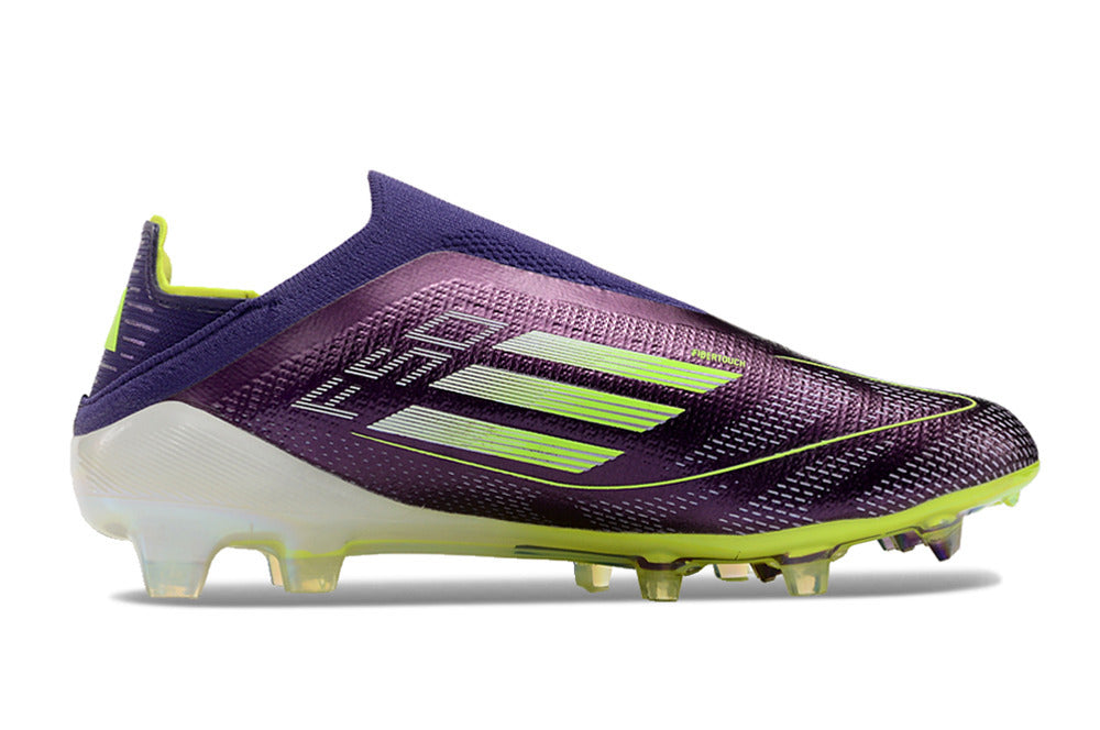 F50+ FG Elite Laceless - Violet Rapide/Blanc Ftwr/Citron Lucide