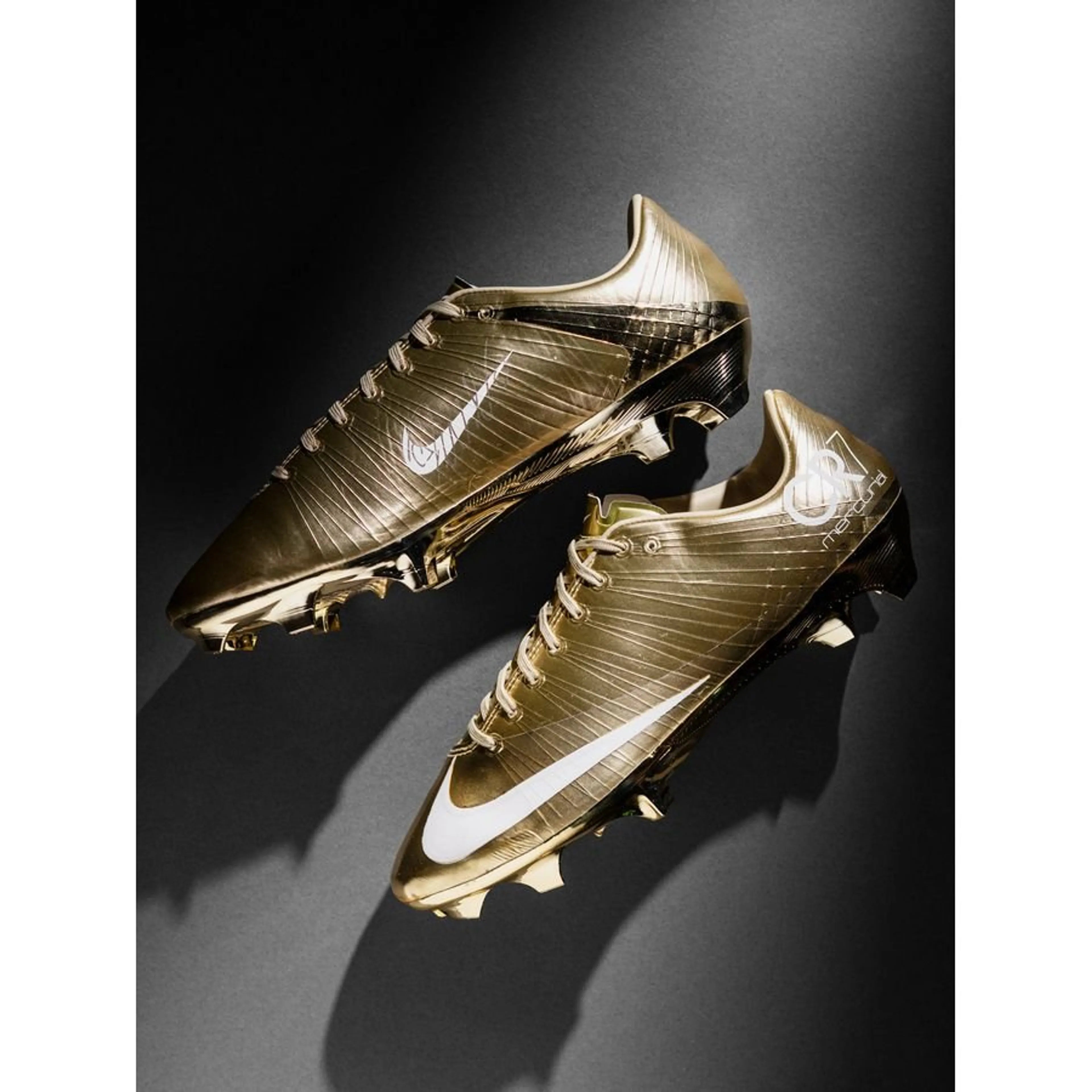 Mercurial Vapor Superfly Elite FG RGN CR7 - Doré / Blanc Limited Edition