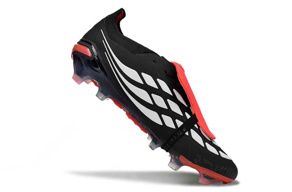 Predator 26 Tongue Elite FT FG - Core Black-White-Lucid Red