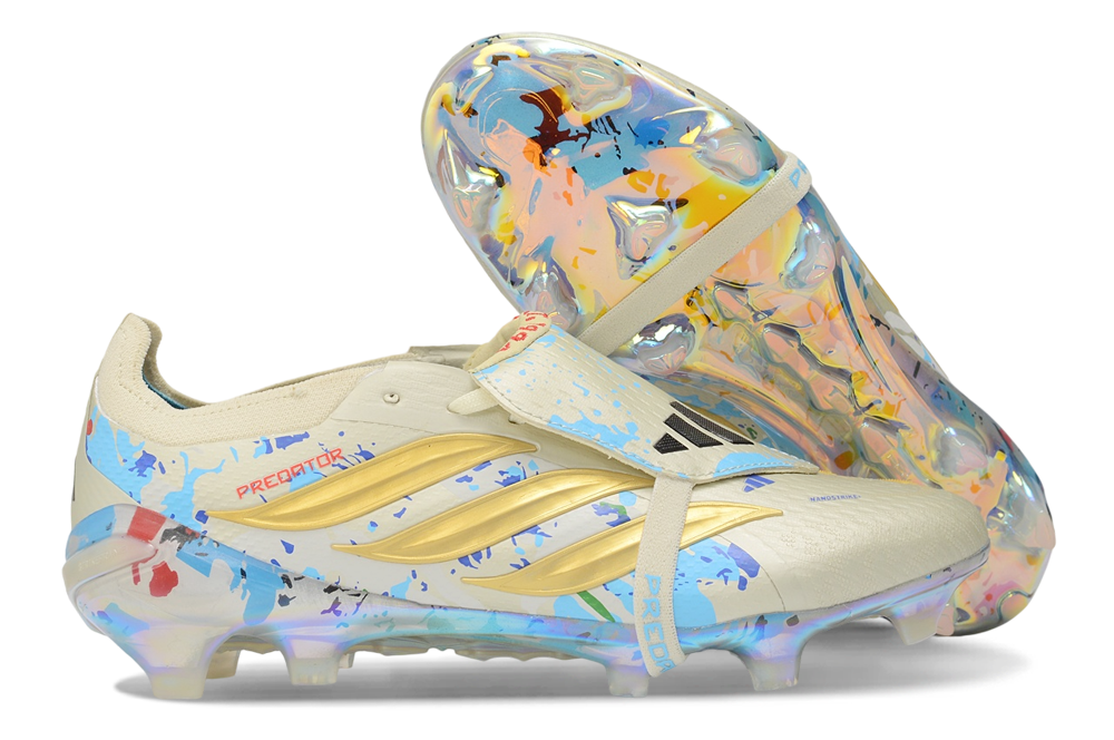 Predator 26 Tongue FG Elite - Beige / Multicolore