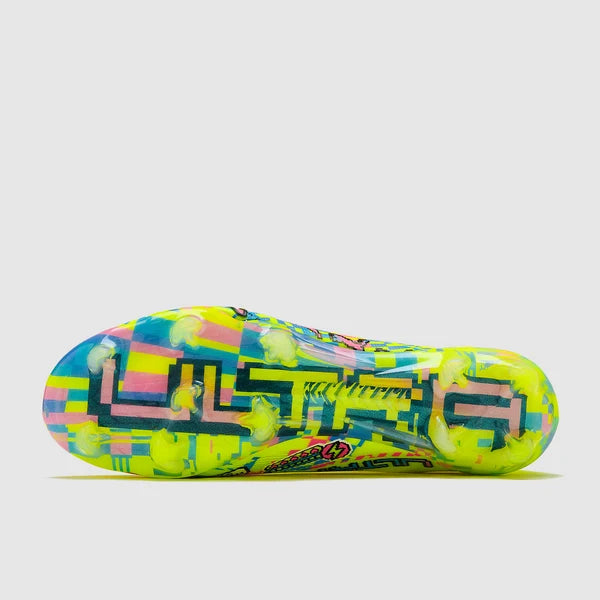 Ultra Nitro 7 Ultimate Level Up FG  - Puma Blanc/Bleu scintillant/Rose scintillant/Jaune vif