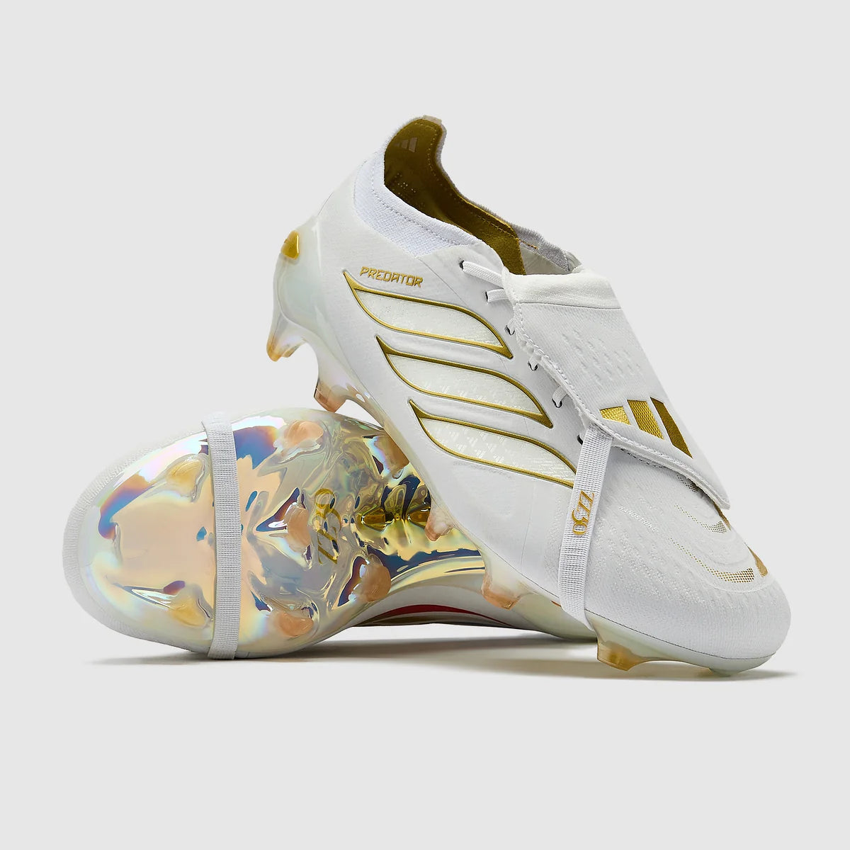 Predator 26 Tongue FG Elite X Zidane - Blanc / Doré