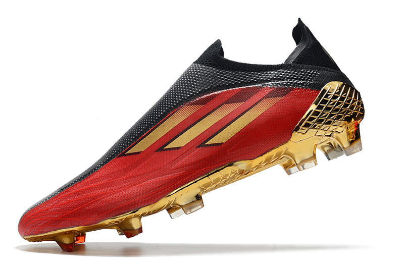 Adidas X Speedflow+ FG Elite - Noir / Rouge / Doré