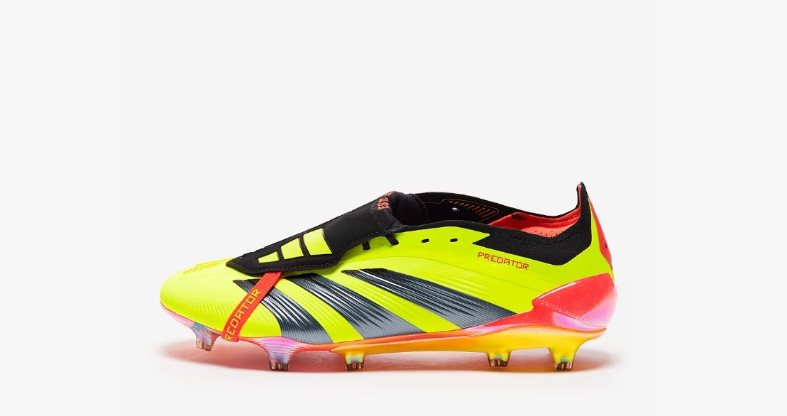 Predator 24 Tongue Accuracy+ FG Elite - Jaune fluo / Rouge