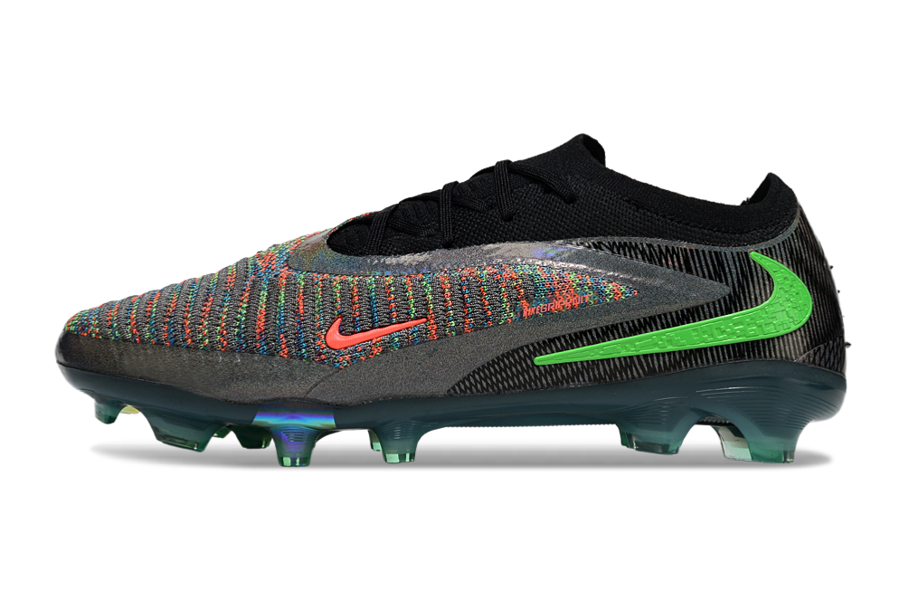 Phantom 6 Elite Low Cut FG - Noir / Vert / Multicolore