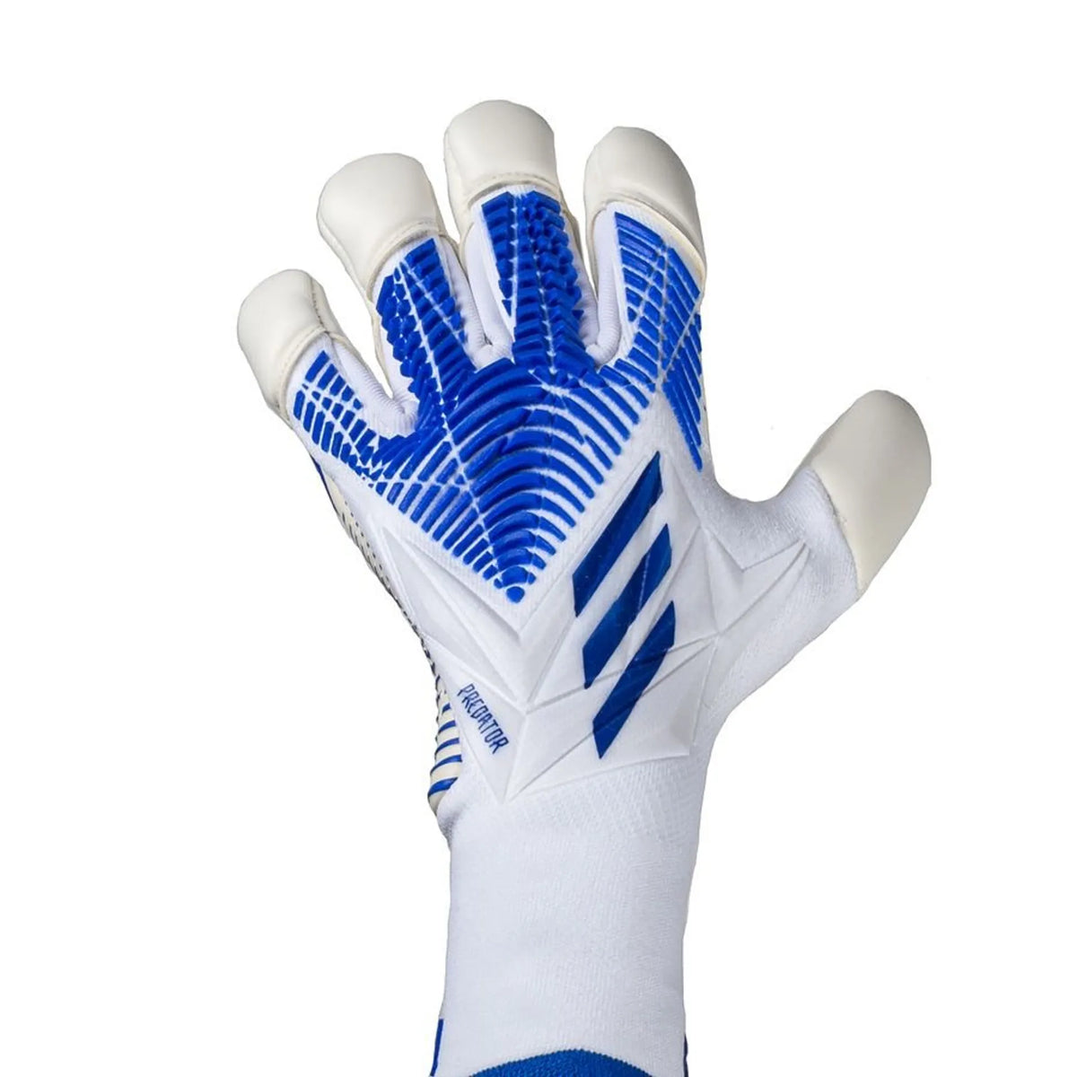 Gants de Gardien Predator Pro Hybrid Diamond Edge - Blanc/Bleu