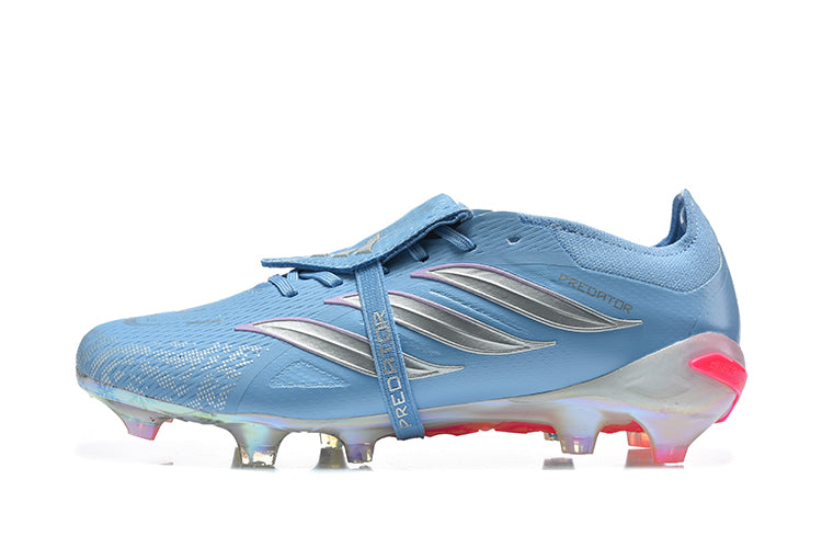 Predator 26 Tongue FG Elite - Bleu ciel / Blanc