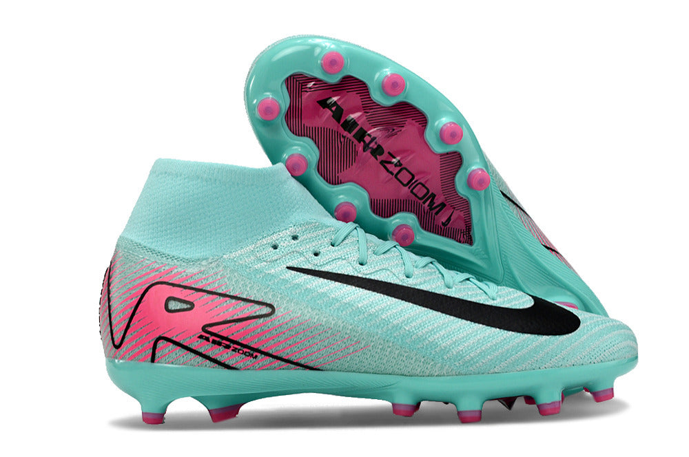 Mercurial Vapor 16 Air Zoom AG Elite - Bleu turquoise / Rose fluo