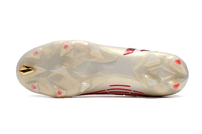 Predator Edge Geometric+ Elite FG - Beige / Rouge