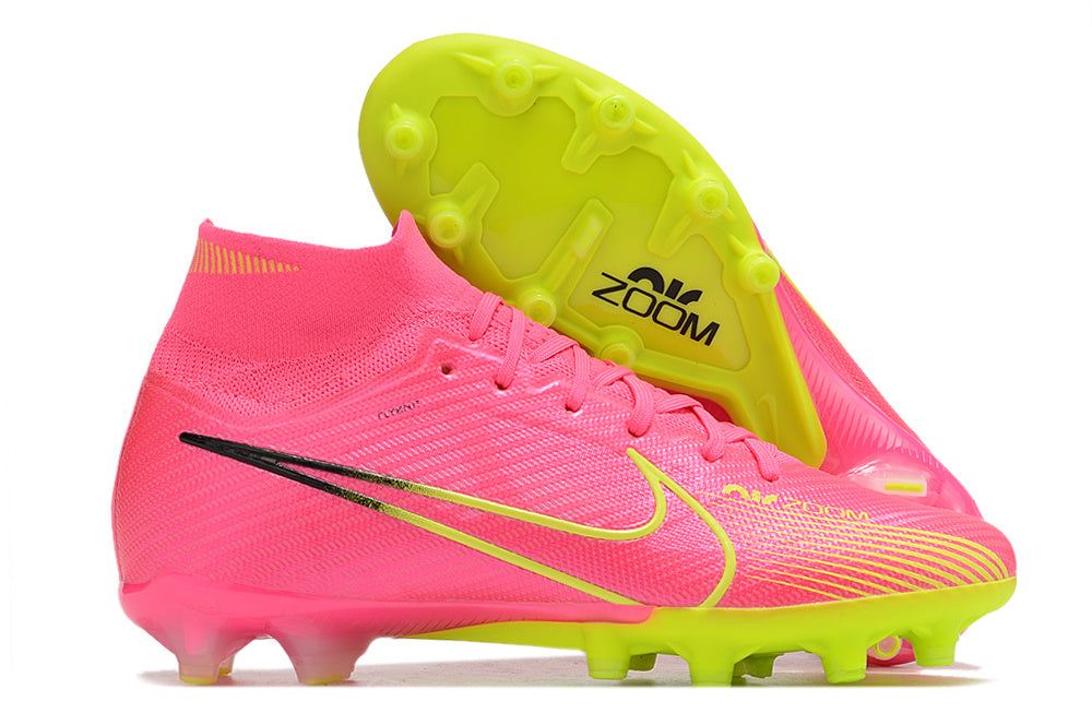 Mercurial Vapor 16 Air Zoom Elite AG - Rose / Jaune fluo