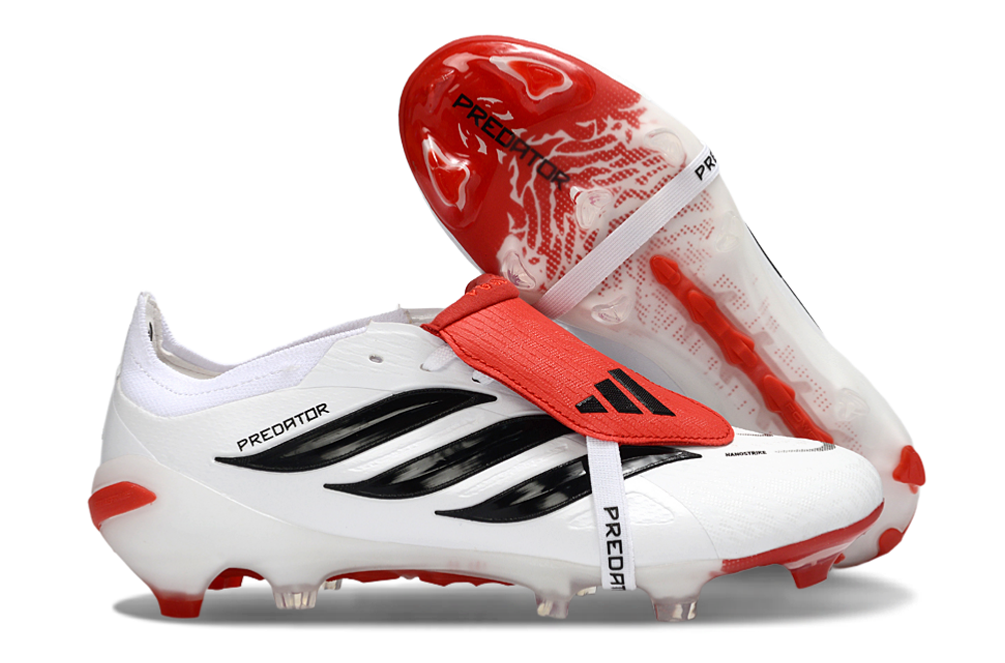 Predator 25 Tongue FG Elite X David Beckham - Rouge / Blanc