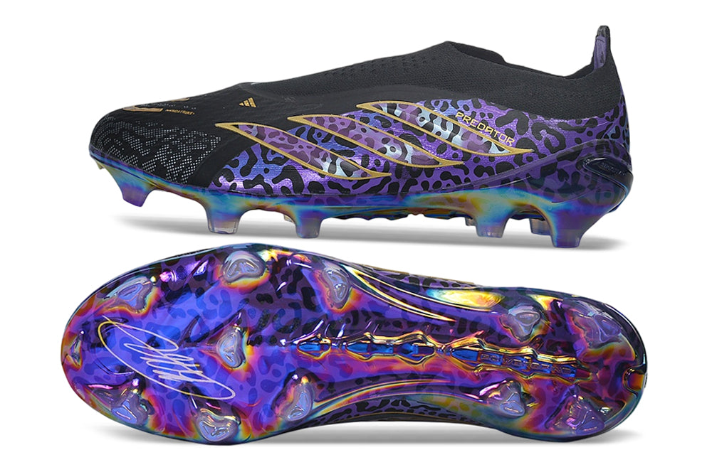 Predator 26 Laceless FG Elite - Violet / Doré / Noir
