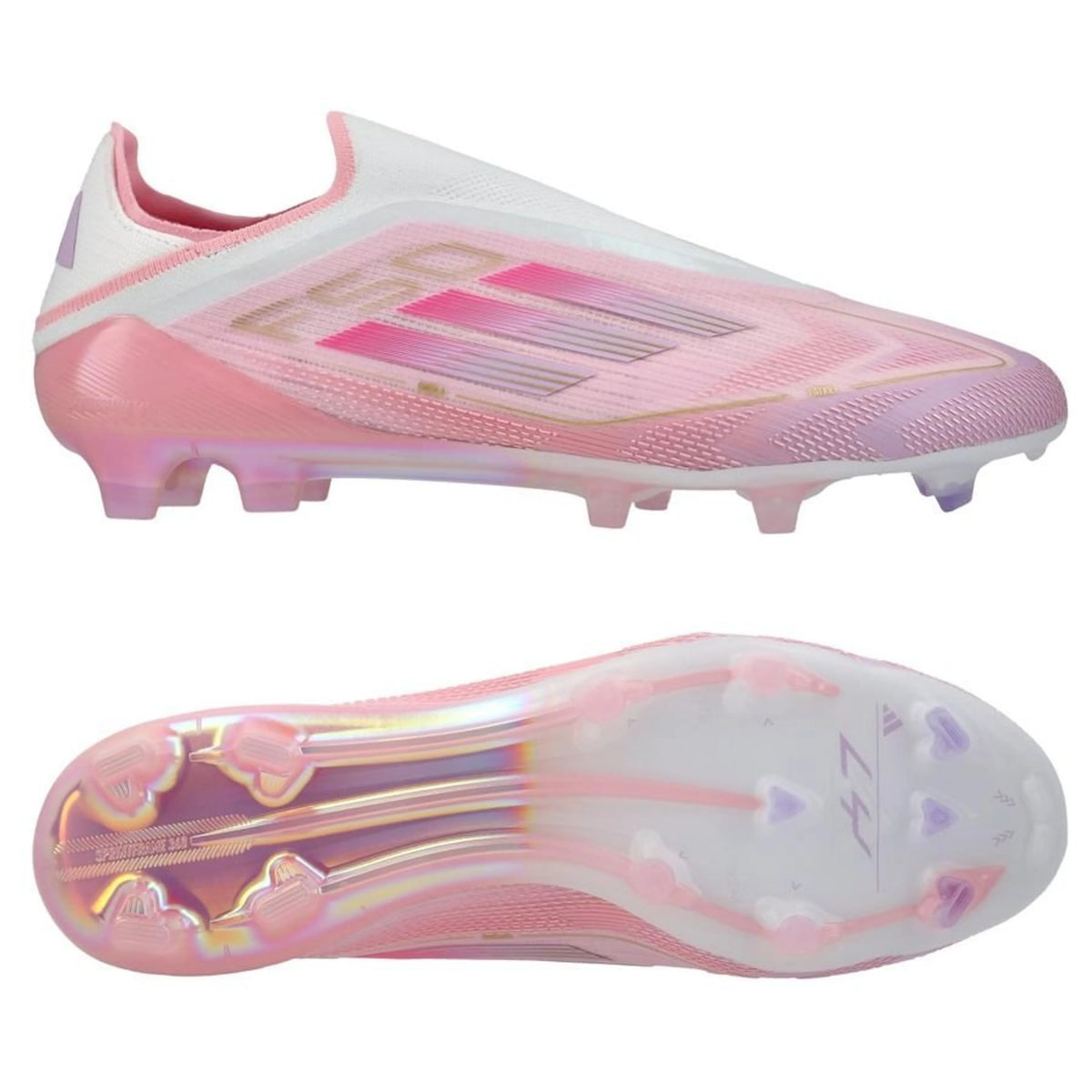 F50 Elite FG Laceless Lamine Yamal 304 Edition Limitée - Rose / Blanc