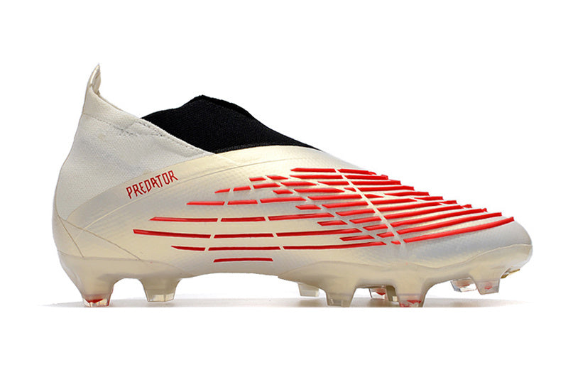 Predator Edge Geometric+ Elite FG - Beige / Rouge