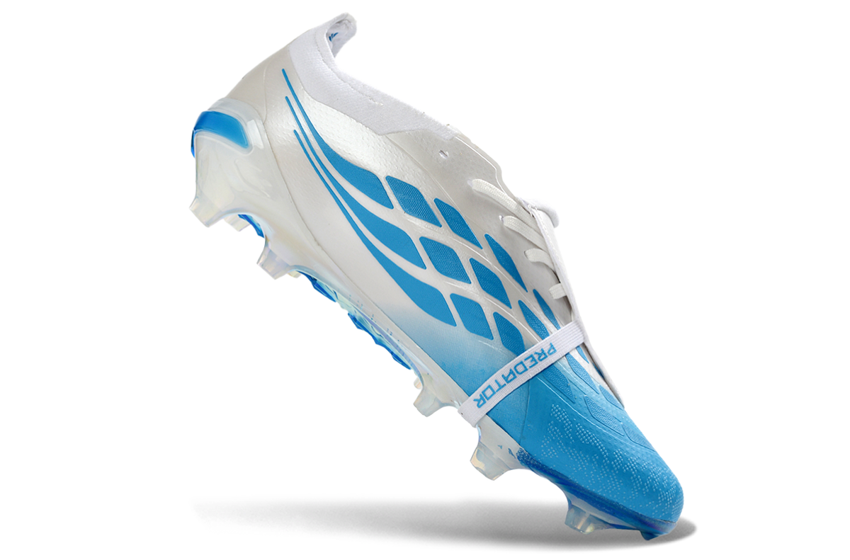 Predator 26 Tongue FG Elite - Bleu / Blanc / Doré