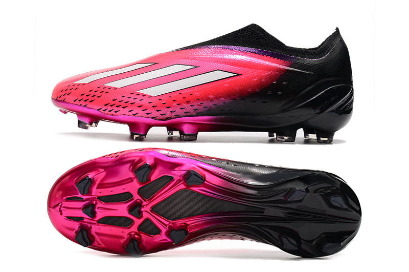 Adidas X Speedportal+ Laceless FG Elite - Noir / Rose