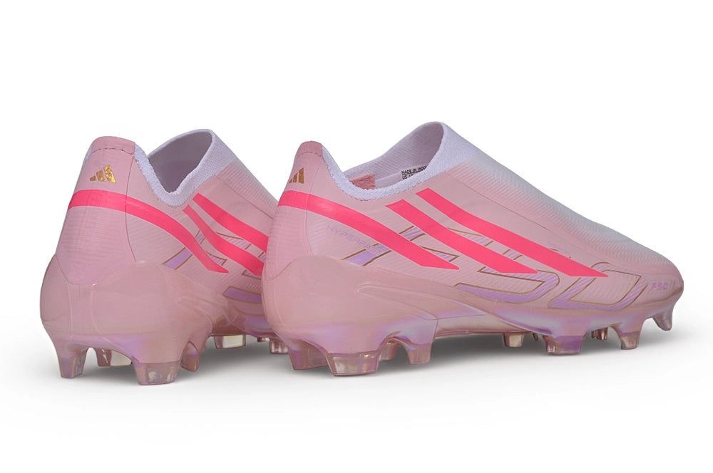 F50 Hyperfast Laceless FG Elite - Blanc / Rose