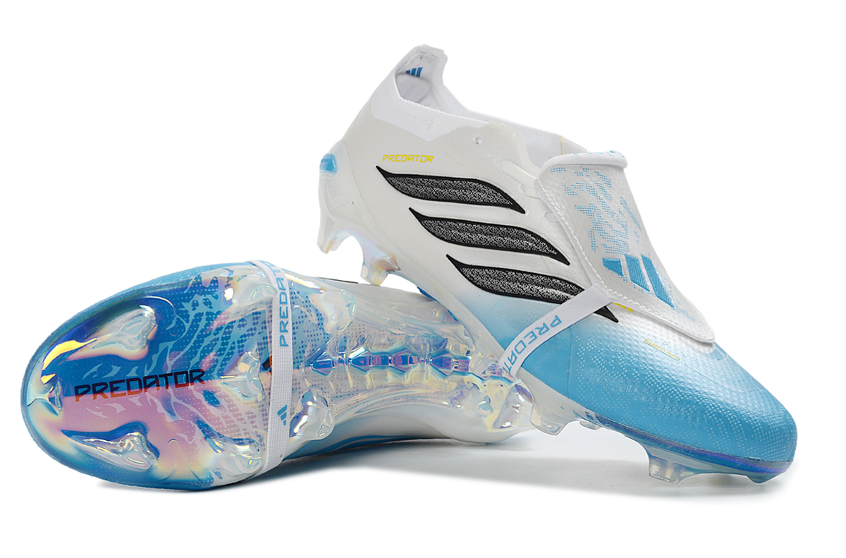 Predator 26 Tongue FG Elite - Bleu / Blanc / Doré