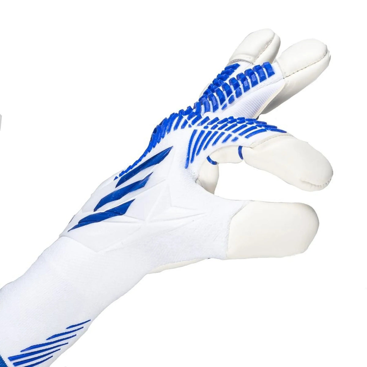 Gants de Gardien Predator Pro Hybrid Diamond Edge - Blanc/Bleu