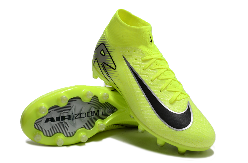 Mercurial Vapor 16 Air Zoom Elite AG - Jaune fluo / Noir / Argenté