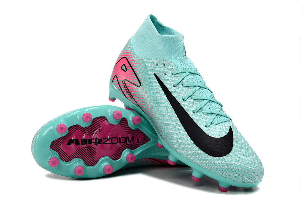 Mercurial Vapor 16 Air Zoom AG Elite - Bleu turquoise / Rose fluo