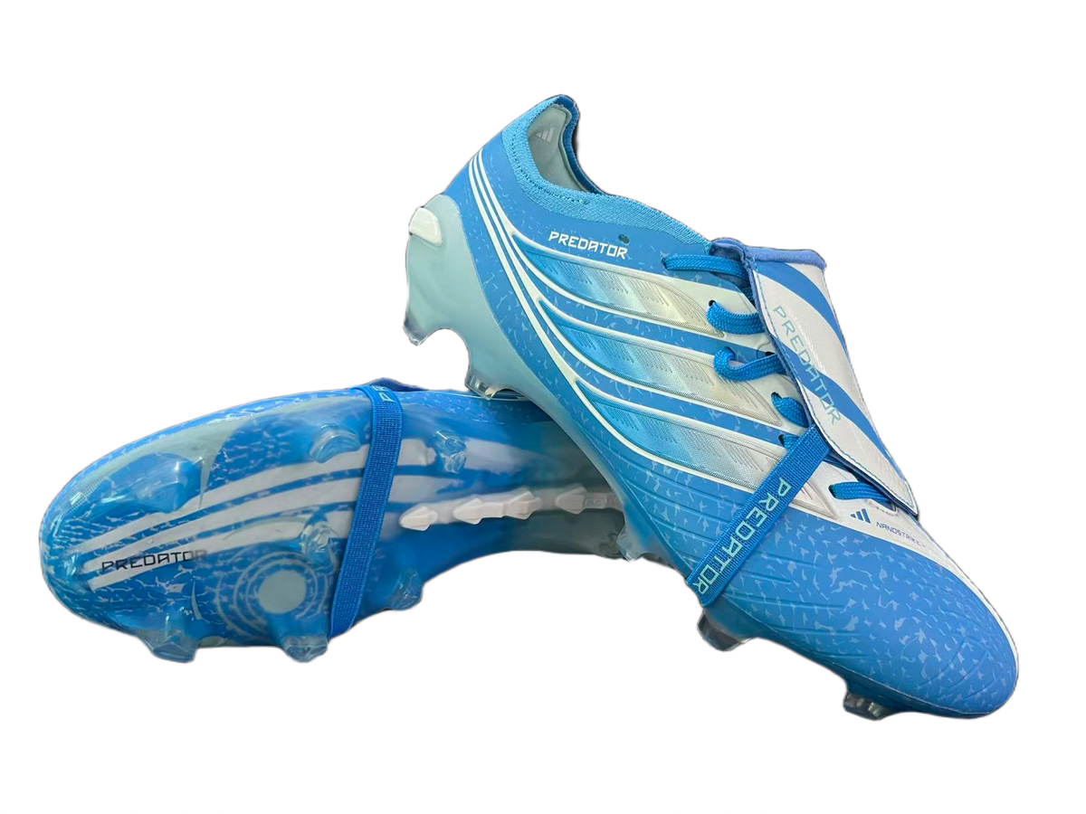 Predator 27 Tongue FG Elite - Bleu / Blanc
