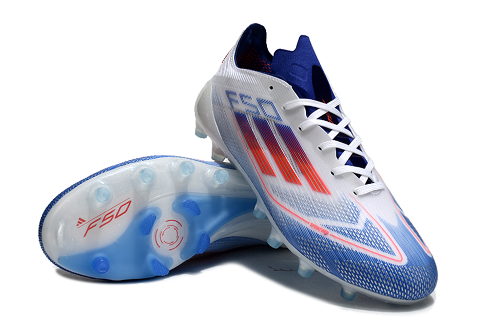 F50 Elite AG - Ftwr White/Solar Red/Lucid Blue