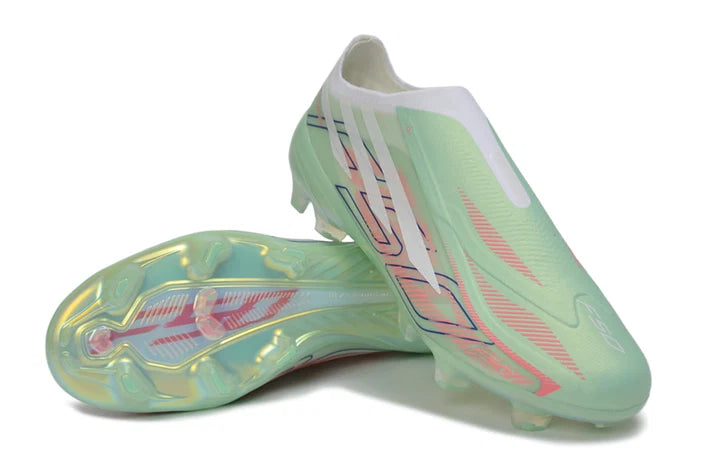 F50 Hyperfast Laceless FG Elite - Jade / Rouge