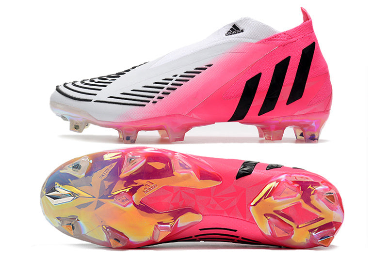 Predator Edge Geometric+ Elite FG - Rose / Blanc / Multicolore