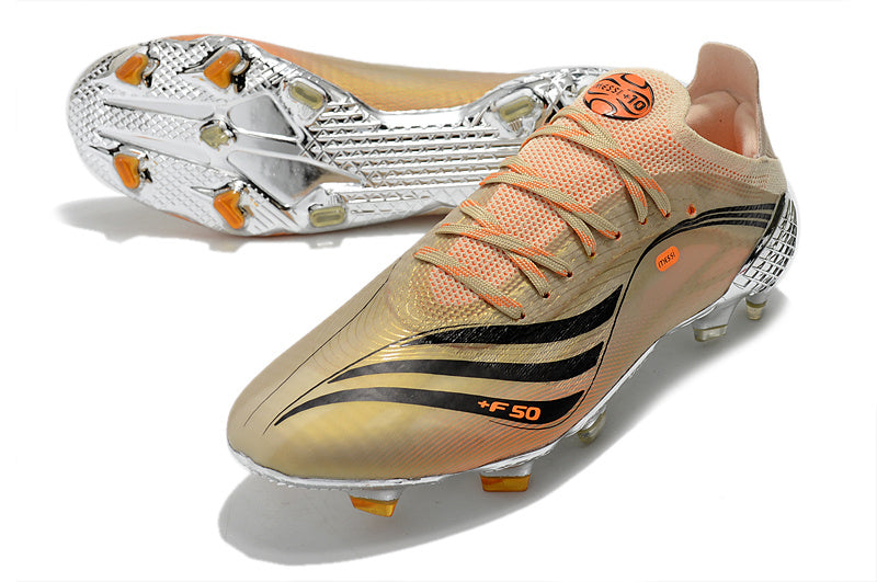Adidas X Speedflow+ FG Elite - Bronze / Argenté