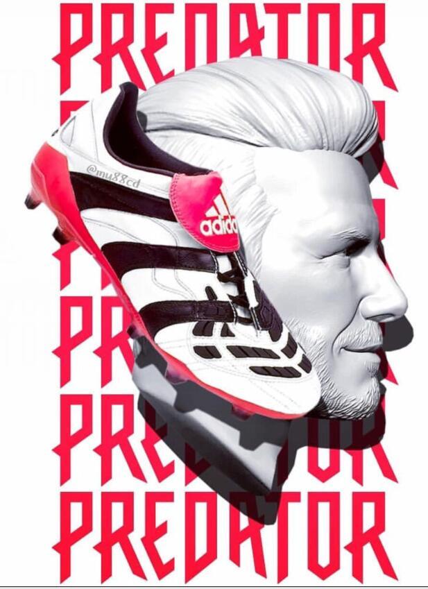 Predator Accelerator Electricity FG X David Beckham - Blanc / Rouge