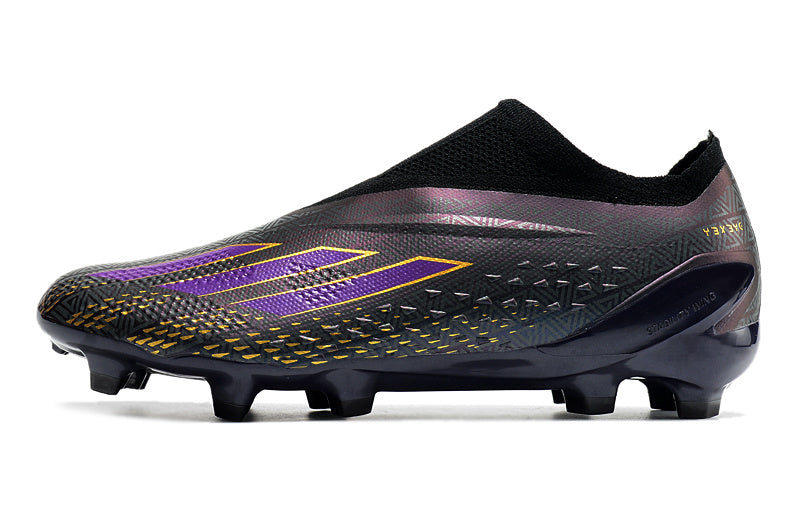 Adidas X Speedportal+ Laceless FG Elite - Noir / Violet / Jaune