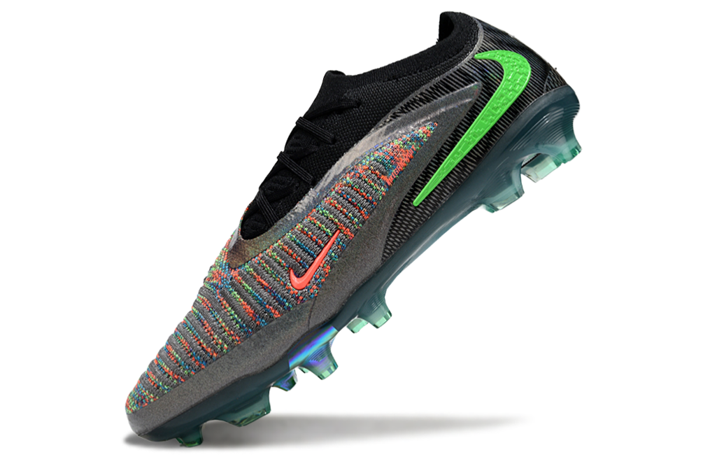 Phantom 6 Elite Low Cut FG - Noir / Vert / Multicolore
