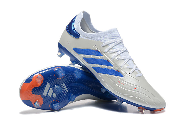 adidas Copa Pure II+ Elite FG - Blanc/Bleu