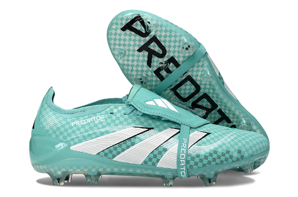 Predator 25 Tongue FG Elite - Blanc / Vert turquoise