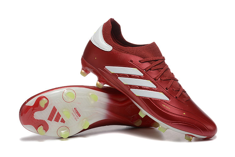 adidas Copa Pure II+ Elite FG - Blanc/Bordeaux
